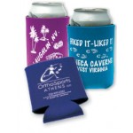 Open Cell Can-Tastic Beverage Insulator (1 Color/ 1 Location) with Logo