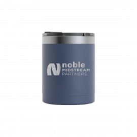 Customized RTIC 12oz Ringed Navy Lowball Tumbler