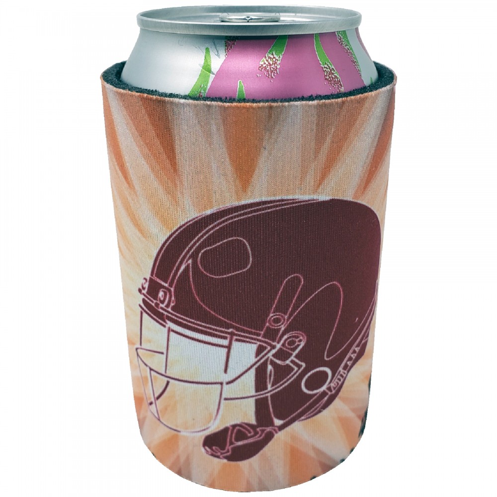 Full Color Premium Can Cooler Wrap (No Bottom) with Logo