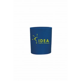Royal Blue Foam Round Beverage Insulator with Logo  Royal Blue Foam Round Beverage Insulator with Logo