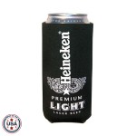 Premium Collapsible Foam 12 Oz. Heineken "Slim" Can Insulators with Logo