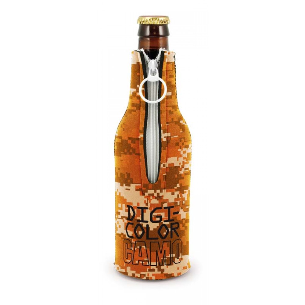 DigiColor Camo Kolder Bottle Suit Cover w/ Zipper (4 Color Process) with Logo