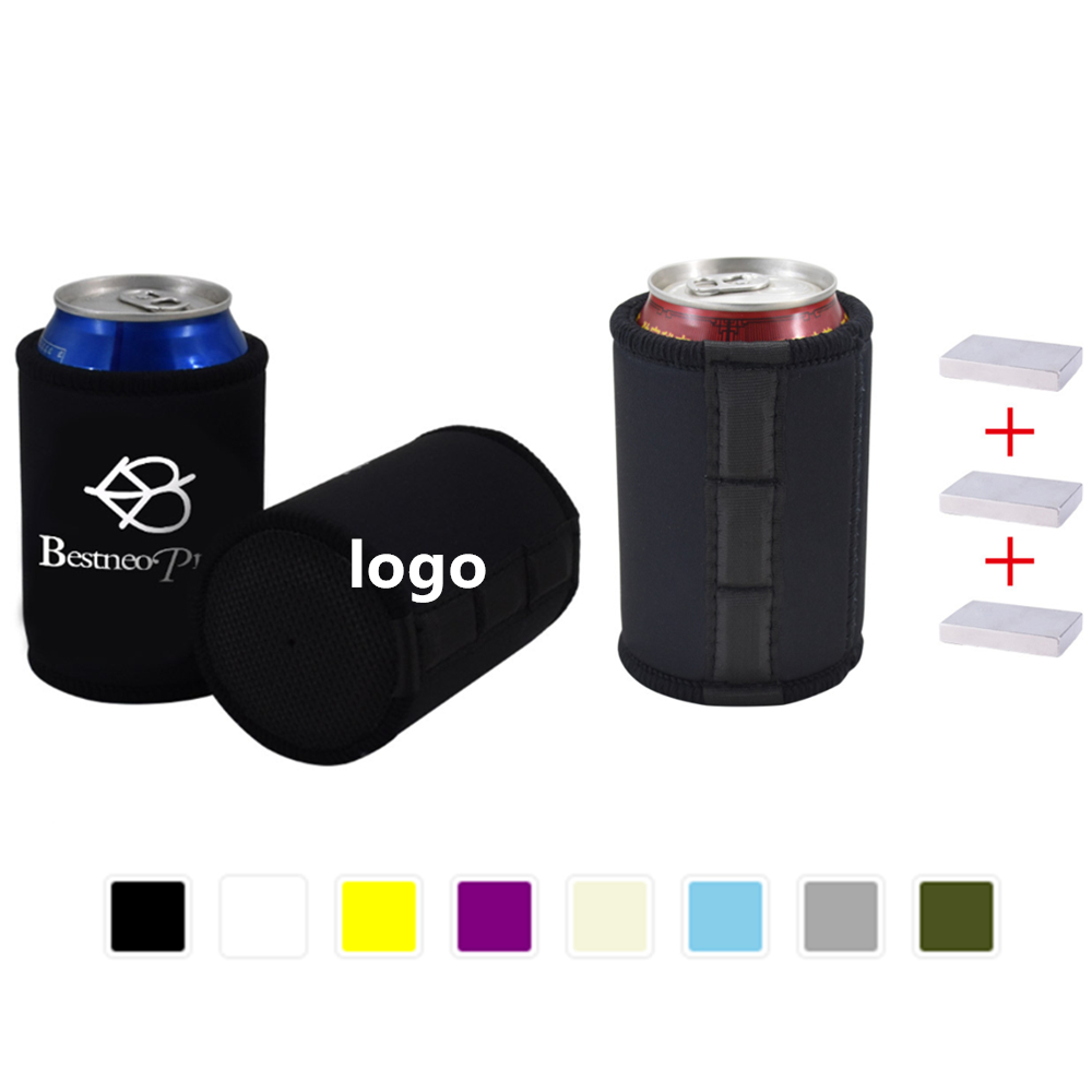 Personalized Neoprene Magnetic Can Bottle Coolie