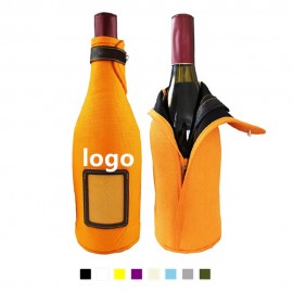 Neoprene Champagne Jacket Bottle Cooler with Logo