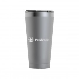 RTIC 16oz Ringed Graphite Stainless Steel Pint with Logo  RTIC 16oz Ringed Graphite Stainless Steel Pint with Logo