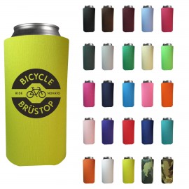 8 Oz. Slim Can Cooler (Screen Printed) with Logo  8 Oz. Slim Can Cooler (Screen Printed) with Logo