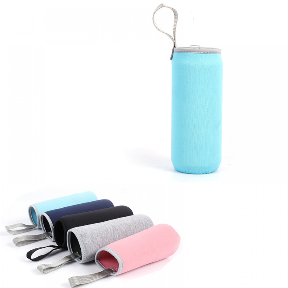 Logo Printed 14oz Neoprene Insulated Collapsible Drink Bottle Covers Carrier Logo Printed 14oz Neoprene Insulated Collapsible Drink Bottle Covers Carrier