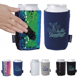 Customized Koozie Sequin Can Kooler  Customized Koozie Sequin Can Kooler