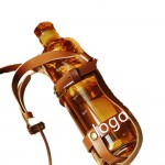 Customized Leather Belt Water Bottle Holder