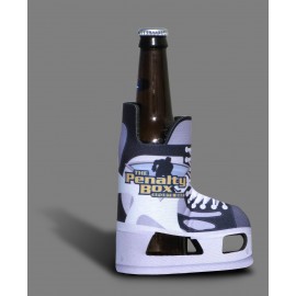 Logo Branded 12oz Hockey Skate Bottle Hugger  Logo Branded 12oz Hockey Skate Bottle Hugger