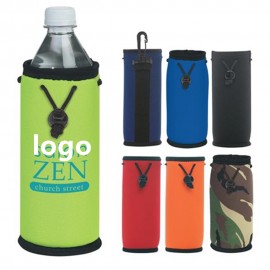 Water Bottle Drawstring Bag with Logo