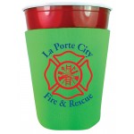 Party Cup Can Cooler (Screen Printed) with Logo