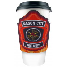12oz Custom Coffee Cup Sleeve with Logo