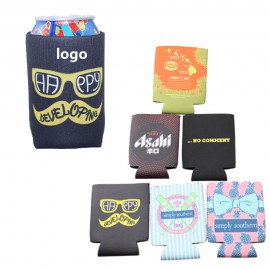 Collapsible Neoprene Can Coolie with Logo