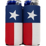 Customized Slim Recycled Neoprene Can Cooler - Full Color