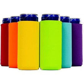 12 Oz. Slim Seltzer Can Cooler with Logo