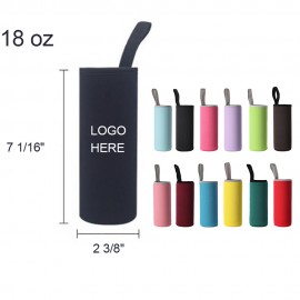 Logo Branded Neoprene Water Bottle Sleeve