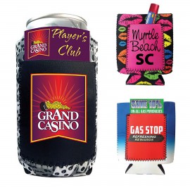 Personalized Neoprene Can Cooler w/Pocket