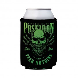 ZipSip Dye-Sublimated Magnetic Neoprene Can Cooler with Logo  ZipSip Dye-Sublimated Magnetic Neoprene Can Cooler with Logo