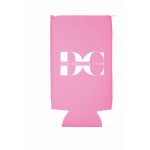 Custom Neon Pink Neoprene Slim Beverage Insulator