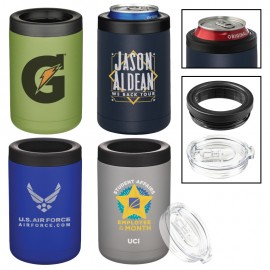 Custom Powder Coated 2 in 1 Vacuum Insulated Can Holder and Tumbler