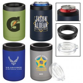 Custom Powder Coated 2 in 1 Vacuum Insulated Can Holder and Tumbler