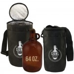 Custom Premium Non-Woven Polypropylene Insulated Barrel Bag (Single Growler Bag)