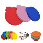 Custom Branded Silicone Can Cover Dog Cat Pet Food Can Lid