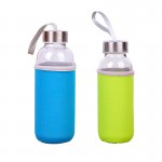 Glass Bottle With Sleeve Custom Imprinted