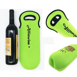Promotional Neoprene Wine Bottle Tote Bag Holder Covers Carrier
