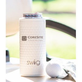 Logo Branded Swig Life 12oz Golf Partee Skinny Can Cooler  Logo Branded Swig Life 12oz Golf Partee Skinny Can Cooler