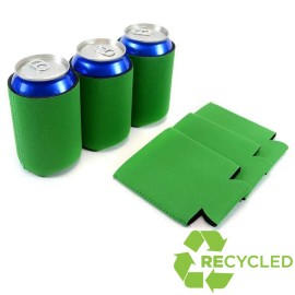 Recycled Neoprene Can Cooler - Full Color with Logo