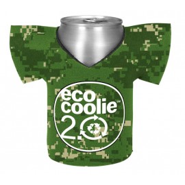 Eco DigiColor Camo Shirt Coolie Bottle Cover (4 Color Process) with Logo