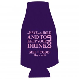 Foam Bottle Coolie with Logo