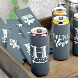 Customized Slim Neoprene Can Coolies  Customized Slim Neoprene Can Coolies