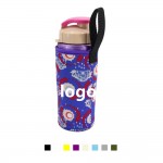 Neoprene Water Bottle Coolie With Handle with Logo