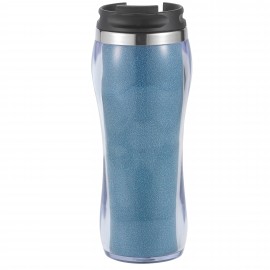 Promotional 12 Oz Double Wall Plastic Hollywood Glitter Insert Tumbler  Promotional 12 Oz Double Wall Plastic Hollywood Glitter Insert Tumbler