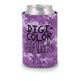DigiColor Camo Pocket Eco Coolie Can Cover (4 Color Process) Custom Branded