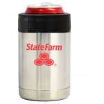 Logo Printed Stainless steel vacuum insulated can holder with anti-slip grip
