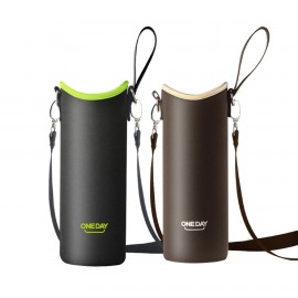 Personalized Neoprene Water Bottle Sleeve Cooler w/Lanyard  Personalized Neoprene Water Bottle Sleeve Cooler w/Lanyard