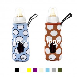 Customized Neoprene Milk Bottle Sleeve Cover With Handle