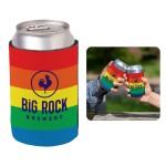 Logo Branded Rainbow Can Cooler