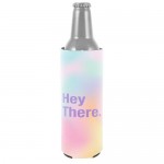 Eco Aluminum Bottle Coolie ( 4 Color Process) with Logo