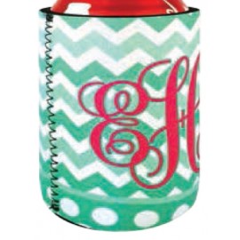 Logo Branded Neoprene Collapsible Coolie with Four Color Process Imprint  Logo Branded Neoprene Collapsible Coolie with Four Color Process Imprint