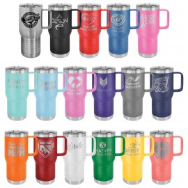 Promotional 3.5" x 7.9" Engraved Polar Camel 20 oz Travel Mug