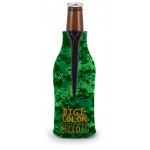 Custom DigiColor Camo Zipper Bottle Coolie - 3 3/4"x8" (4 Color Process)