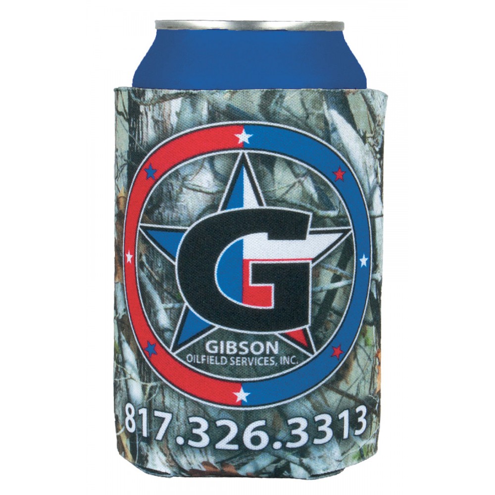 Custom Can-Tastic Open-Cell Beverage Insulator (Camouflage)