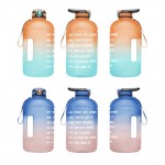 Custom Imprinted 1 Gallon Water Bottle with Time Marker & Straw