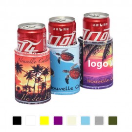 Logo Branded Neoprene Slim Can Cooler  Logo Branded Neoprene Slim Can Cooler