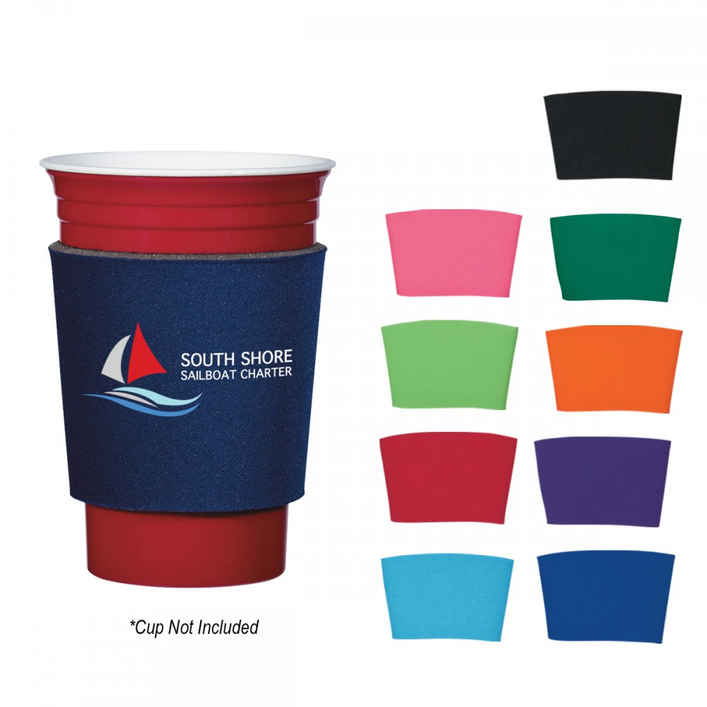 Comfort Grip Cup Sleeve with Logo